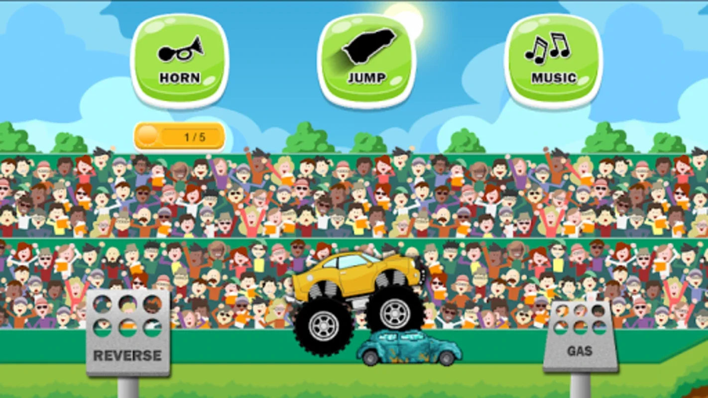 Monster Truck Game for Kids on Android: Simple Controls and Endless Fun