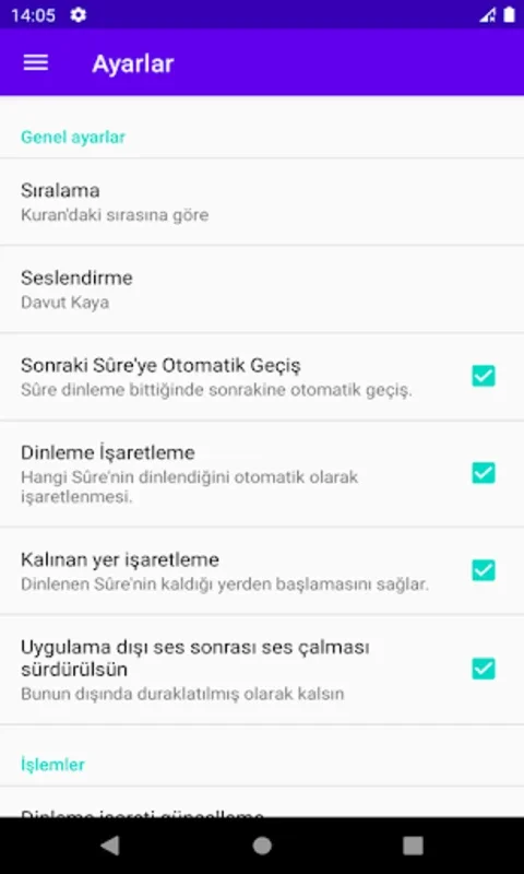 Kuran-ı Kerim Dinle for Android - Immersive Quran Listening