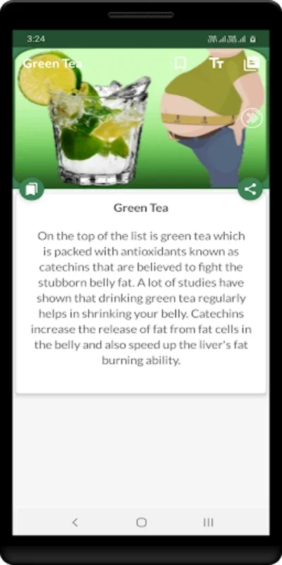 Drink to Lose Belly Fat for Android: Natural Belly Fat Reduction