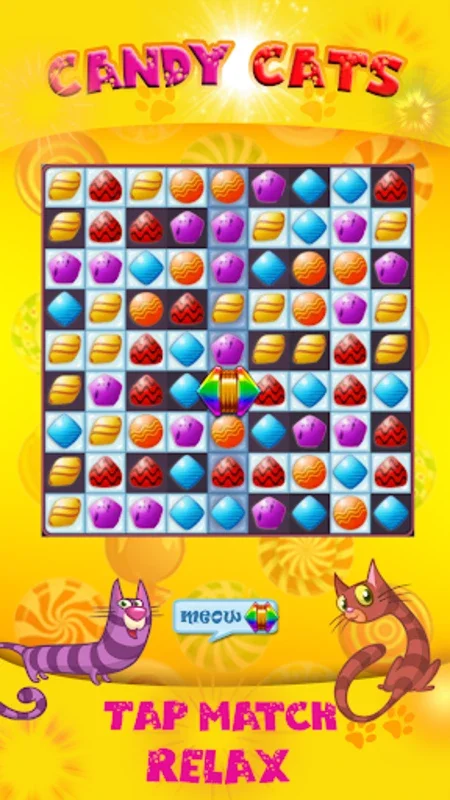 Candy Cats: Match 3 Puzzle for Android - Engaging Puzzle Fun