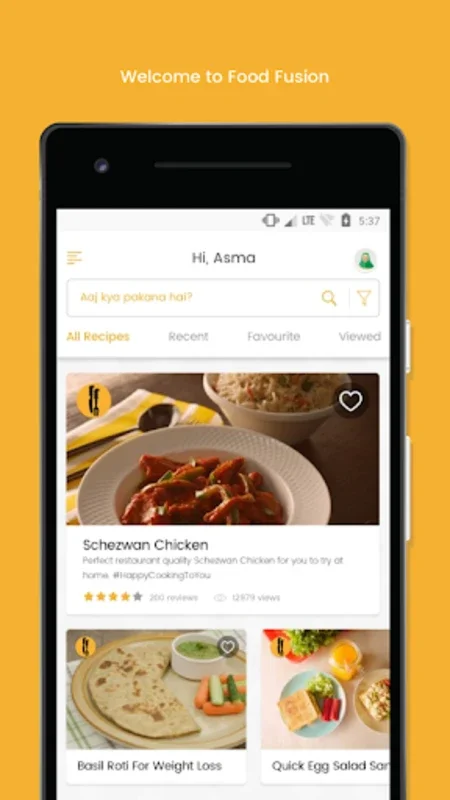 Food Fusion for Android - Simplify Cooking with Video Guides