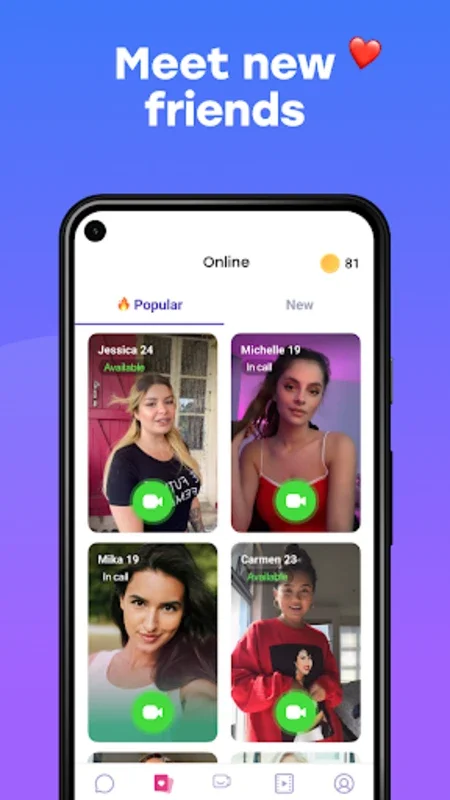 Mili for Android - Connect Globally with Secure Video Chat