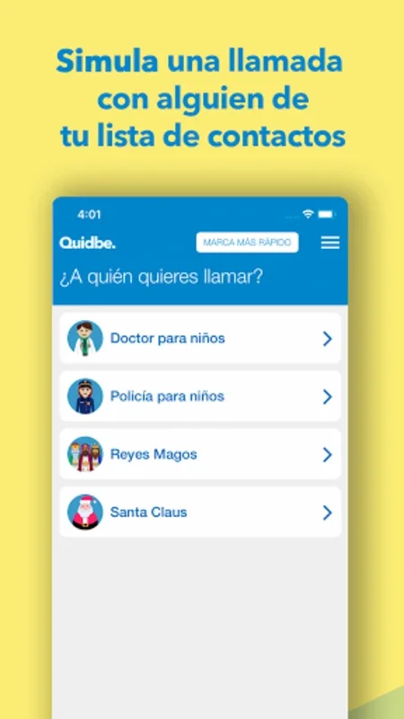 Quidbe: Llamadas de ensueño for Android - Enhance Parenting with Interactive Calls