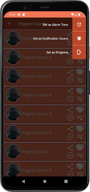 Pigeon Sounds for Android - Calming Auditory Delight