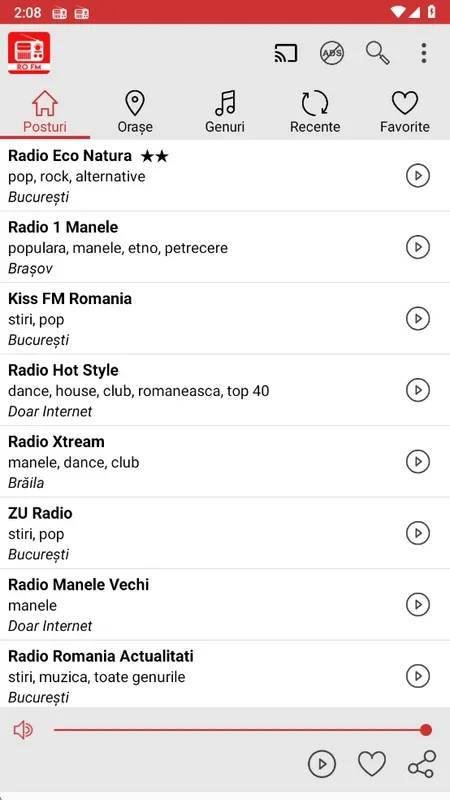 Radio Online România: Live FM for Android - Access All Romanian Stations