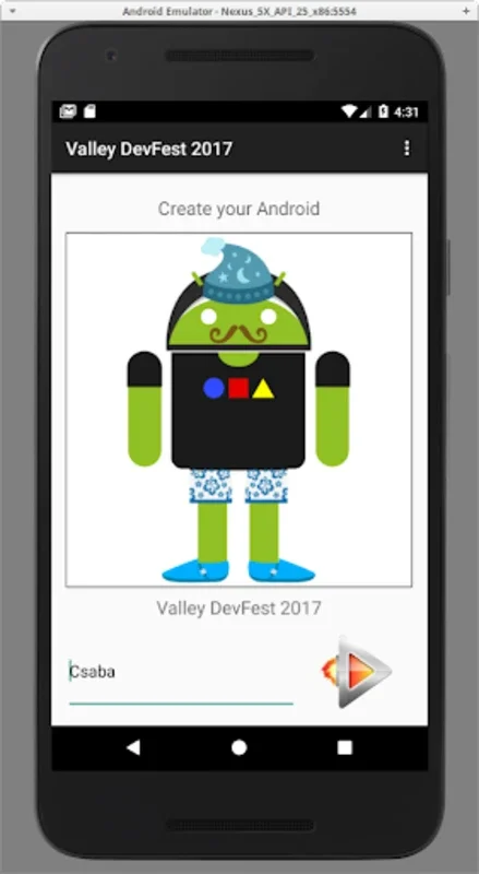 Androidify Yourself for Valley DevFest 2017 on Android - Create Personalized Avatars