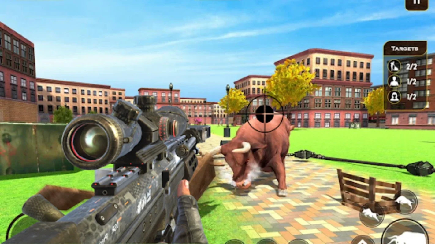 Angry Bull Shooting Challenge for Android - Save the City