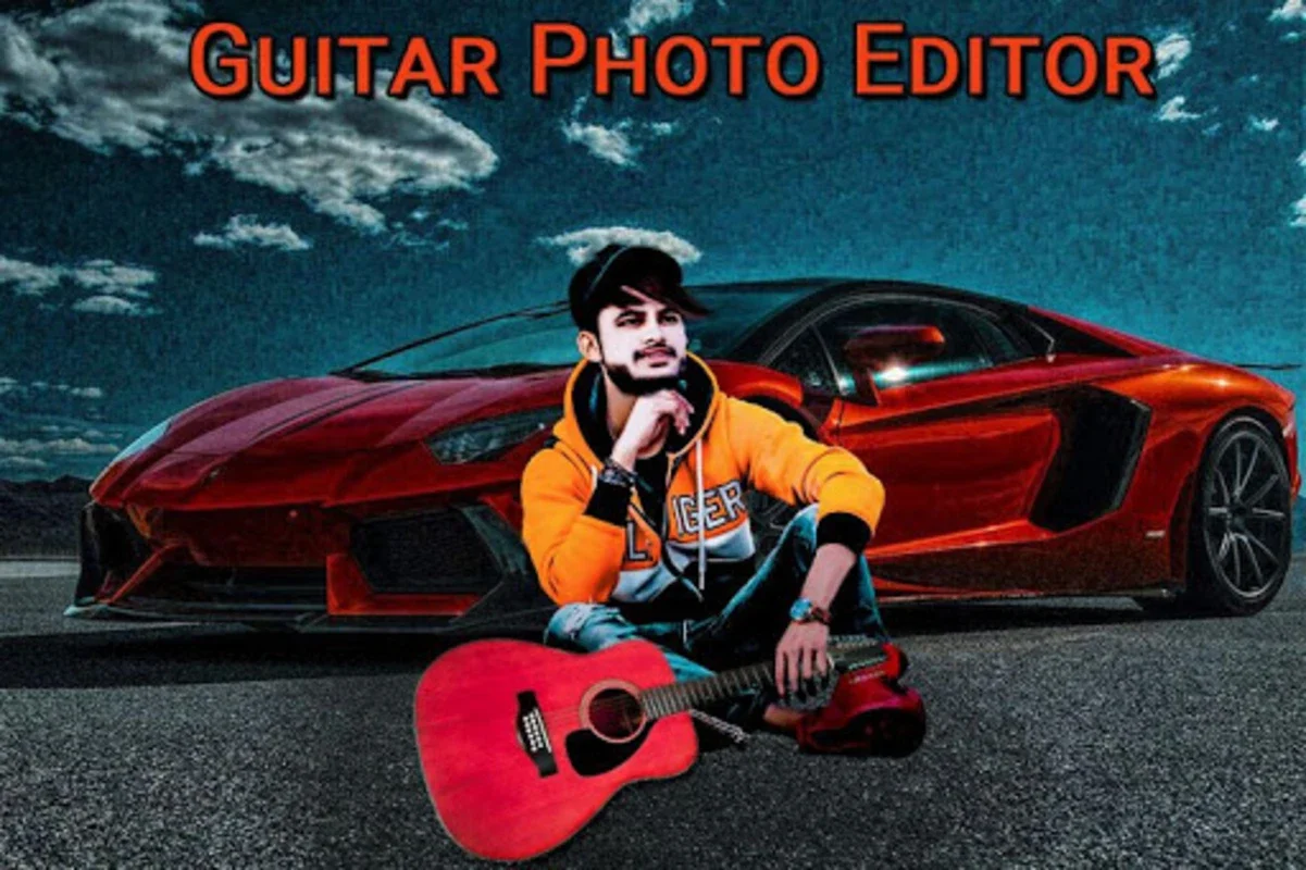 Guitar Photo Editor for Android: Intuitive Editing with Great Backgrounds