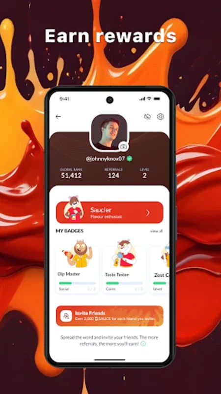 Sauces for Android - Earn SAUCE Tokens Easily