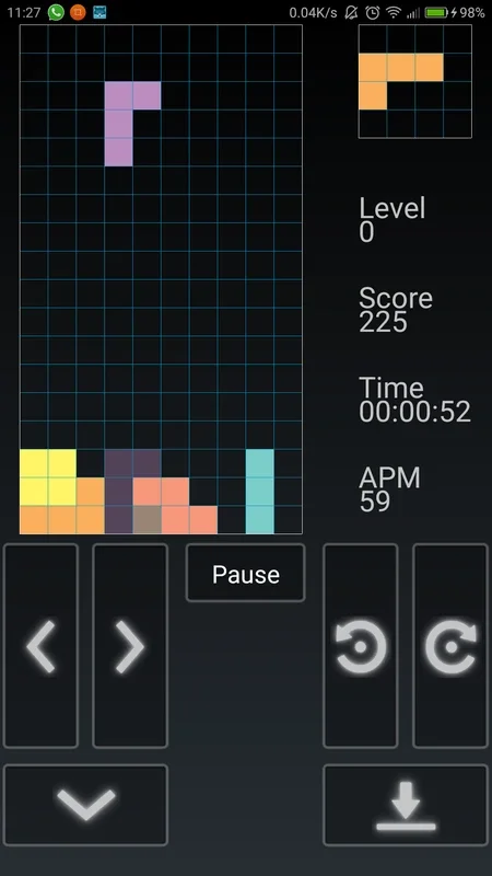 Tetris Pro for Android - Engaging Tetris Experience