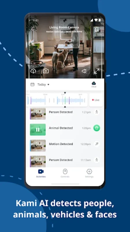 Kami Home for Android - Secure Your Home with Live Streams and Alerts