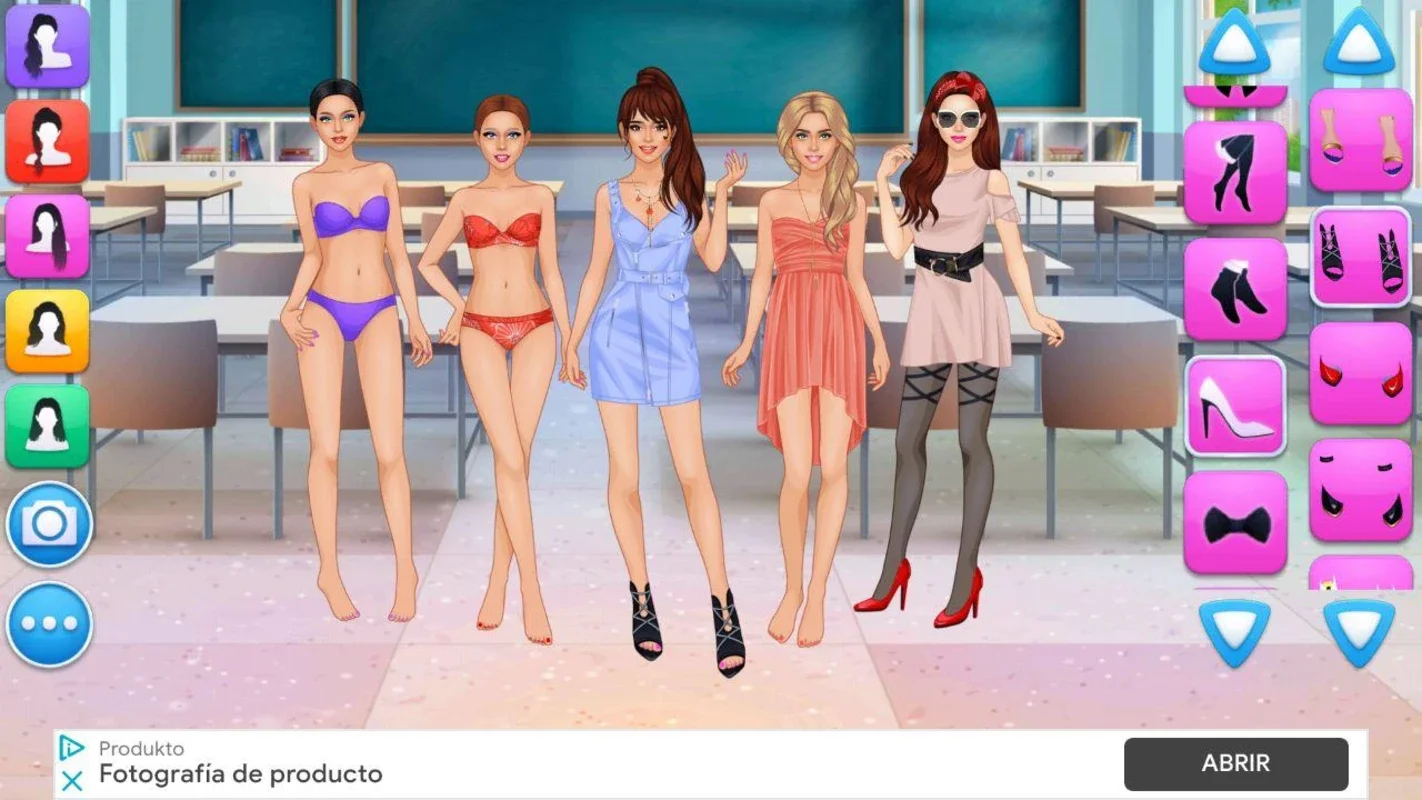 College Girls Team Makeover for Android - Fashionable Fun