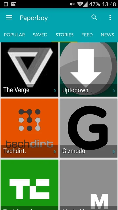 Paperboy for Android - Customize Your News Feed
