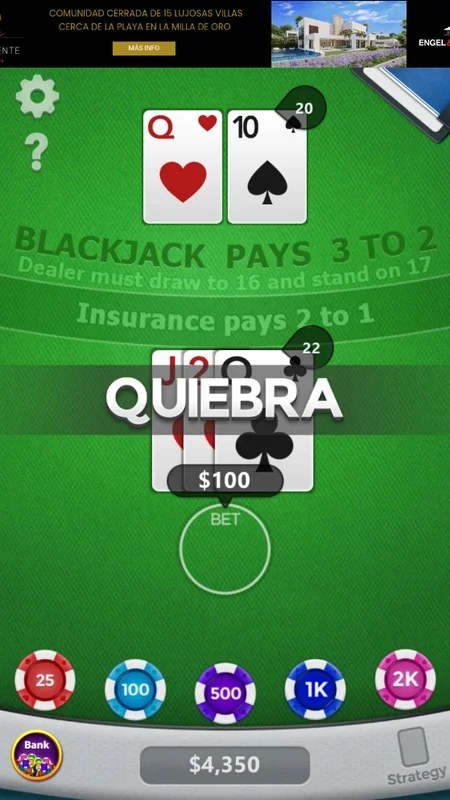 Blackjack 21 for Android - Thrilling Casino Experience