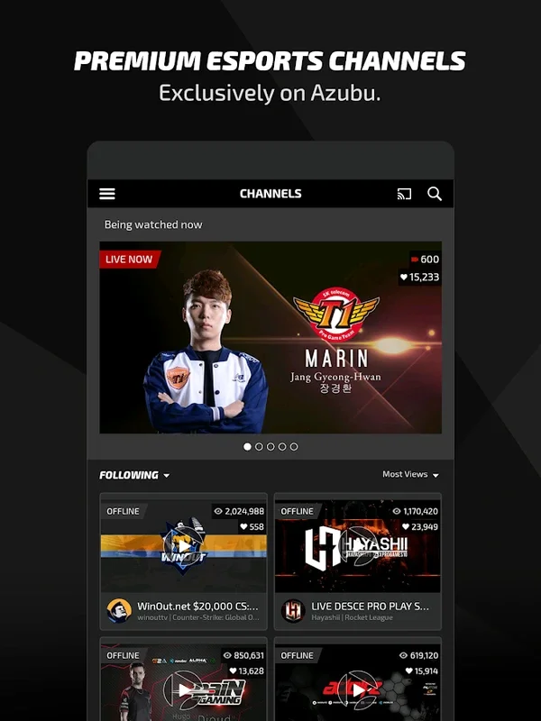 AzubuTV for Android - Seamless Esports Viewing