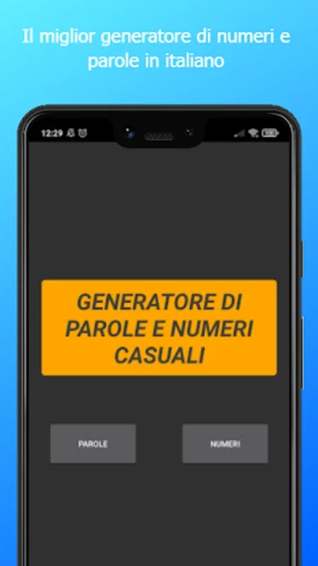 Generatore di parole e numeri for Android - Effortless Random Generation