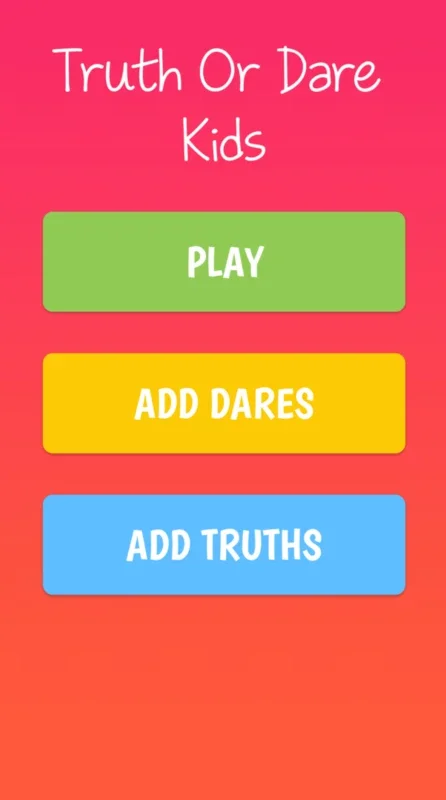 Truth Or Dare Kids for Android - Fun Game for Kids