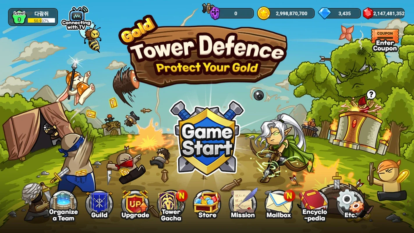 Gold tower defence M for Android - Defend Your Base and Gold