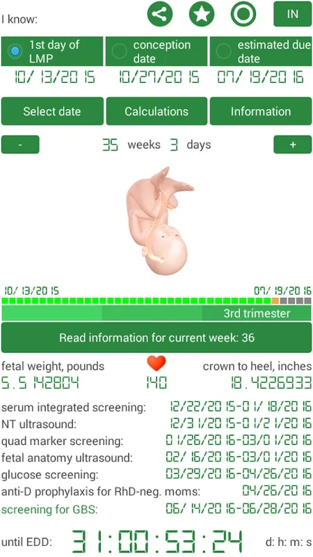 Pregnancy Calculator for Android - Track Your Pregnancy Journey