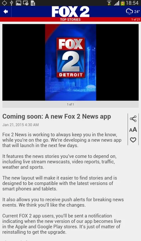 FOX 2 Detroit for Android - Stay Informed on the Go