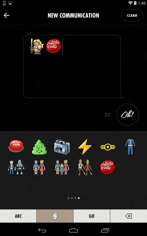 Fallout C.H.A.T. for Android - Official Emoji & Gifs