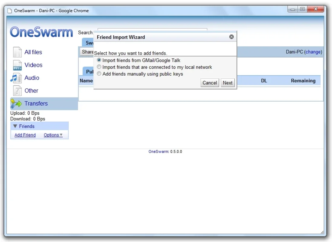 OneSwarm for Mac - Secure P2P File Sharing