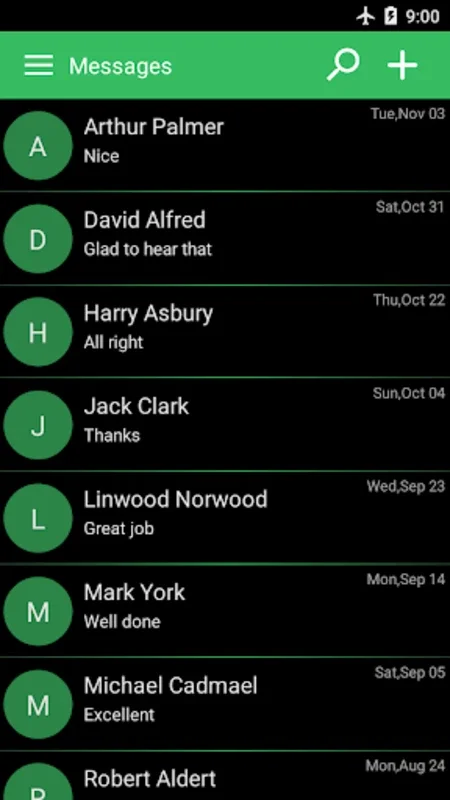 SMS text messaging app for Android - Download the APK from AppHuts