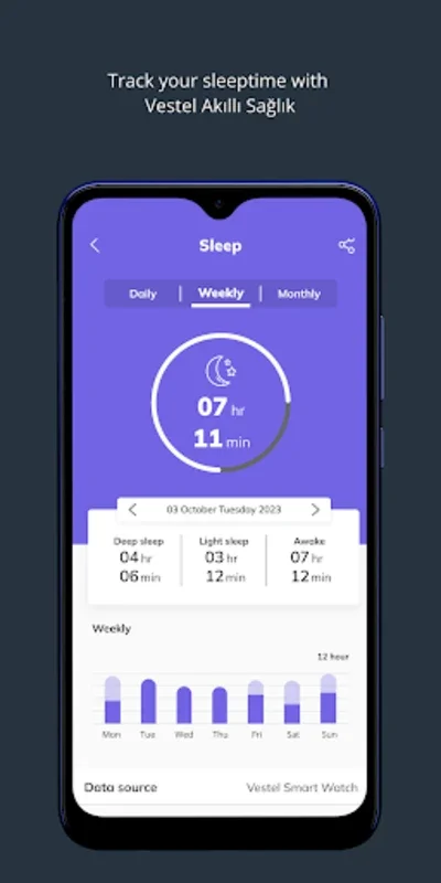 VFit+ for Android: Track Health Metrics & Sync Devices