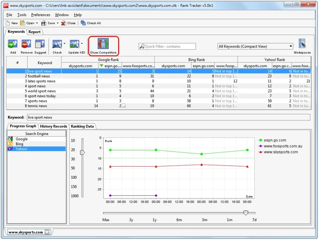 Rank Tracker for Windows - Monitor and Improve SEO