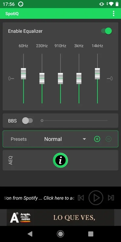 SpotiQ for Android - Enhance Spotify Audio