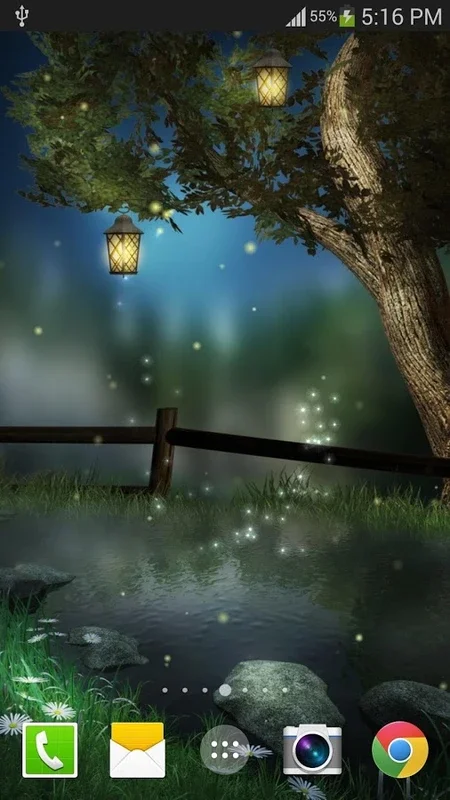 Fireflies Live Wallpaper for Android - Experience the Magic