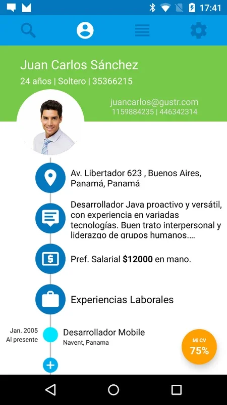 Konzerta for Android - Find Jobs in Panama