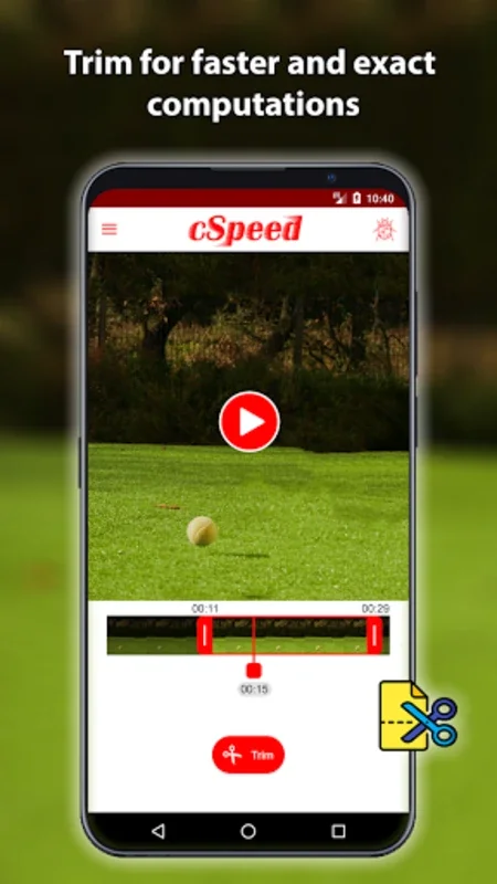 cSpeed: Ball Speed Radar for Android - Accurate Ball Speed Measurement