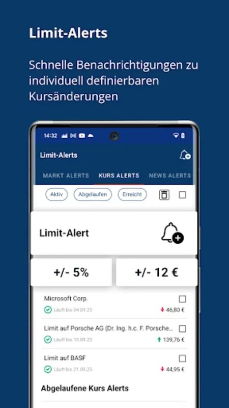 finanzen.net for Android - A Financial Data and Portfolio Management Tool