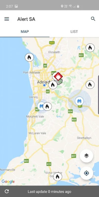 Alert SA for Android - Real - Time Bushfire Updates