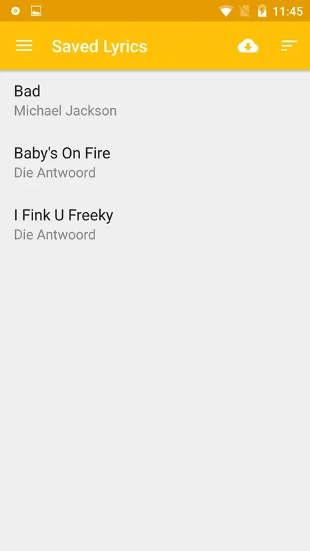 QuickLyric for Android - No Downloading Needed