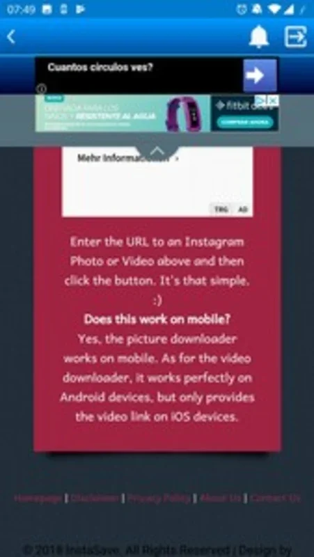 Insta Fb Downloader - Android's Image & Video Downloader