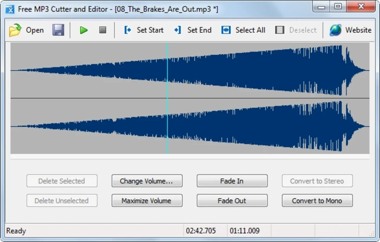 Free MP3 Cutter and Editor for Windows - Simple Audio Editing