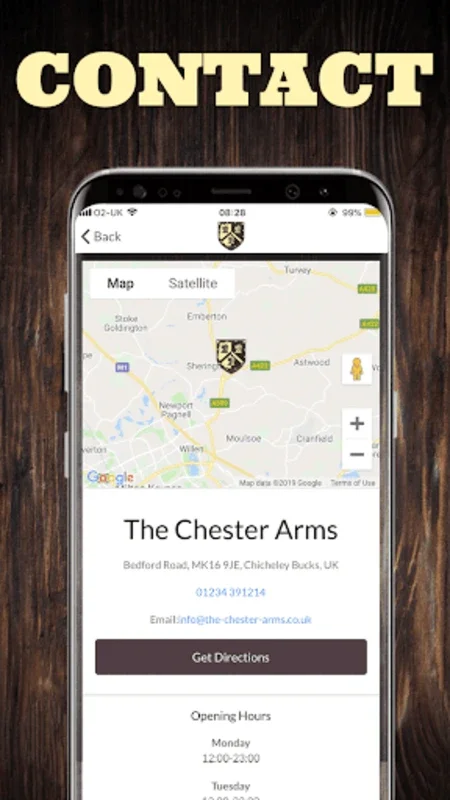 The Chester Arms on Android - A Haven for Local Cuisine