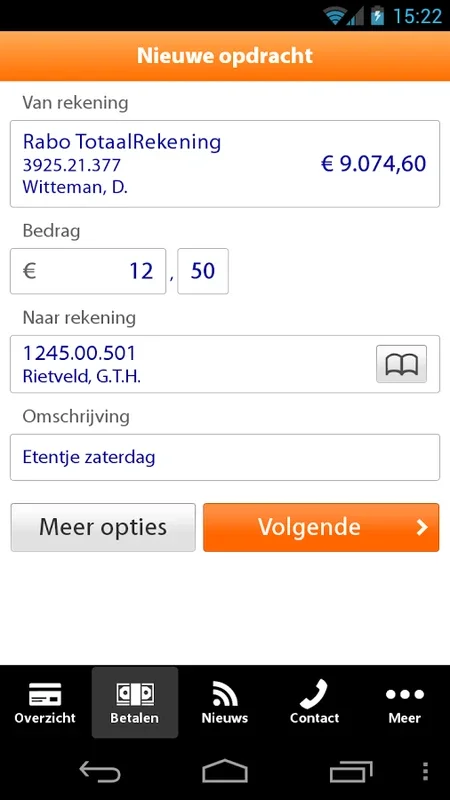 Rabo Bankieren for Android - Manage Your Dutch Bank Account