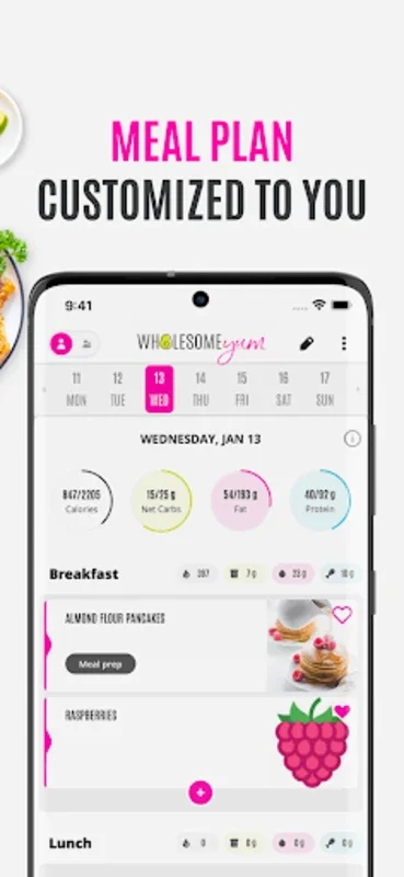 Wholesome Yum for Android - Manage Low-Carb Life Easily