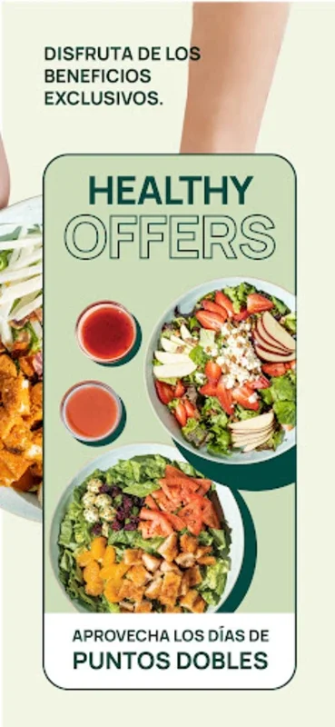 Super Salads for Android - Exclusive Benefits in Rewards Program