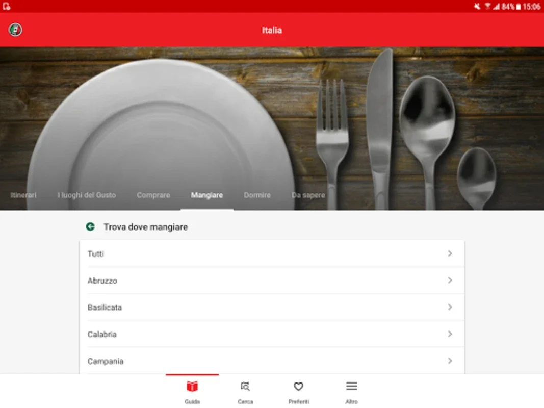 Italia – il viaggio del gusto for Android: Explore Italian Flavors