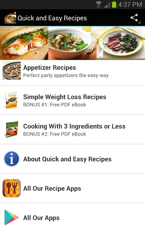 Quick and Easy Recipes for Android - Beginner-Friendly App