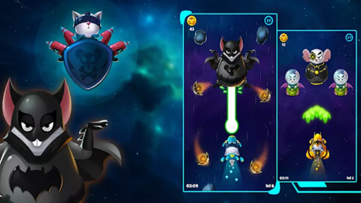 Cat Invaders Galaxy Attack for Android - Intense Space Adventure