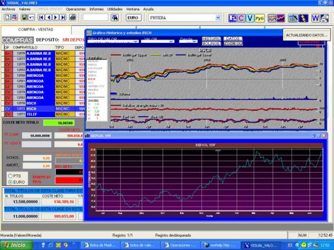 Visual Valores for Windows - Manage Your Stock Investments