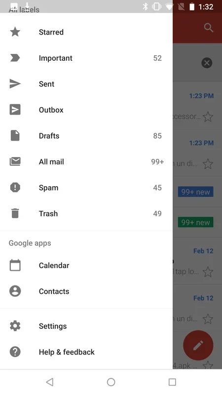 Gmail GO for Android: Space - Saving Email Solution