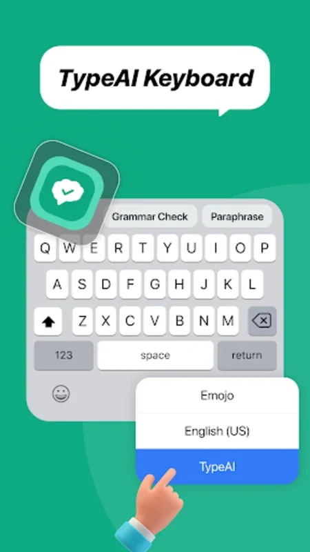 TypeAI AI Keyboard for Android - Advanced Writing Assistance