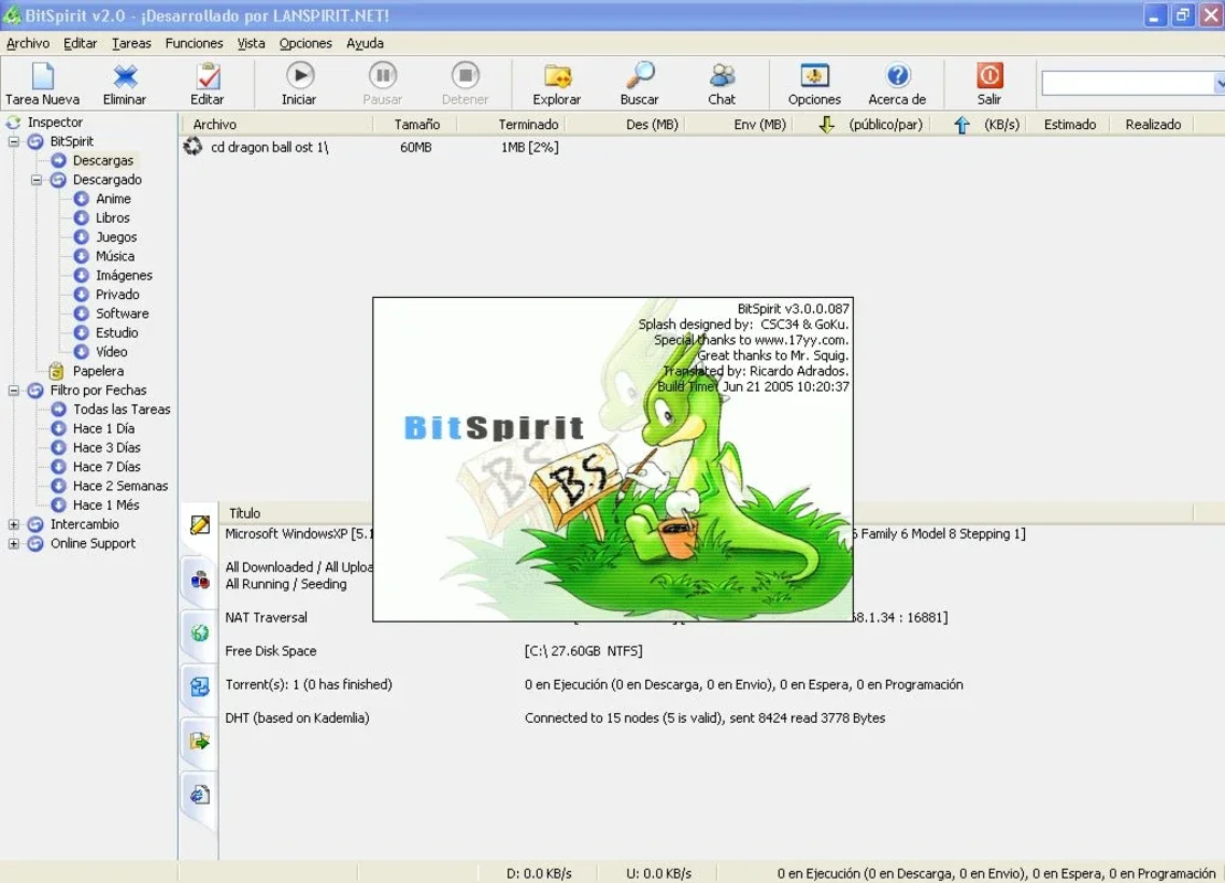 BitSpirit for Windows - A Feature-Rich Bittorrent Client