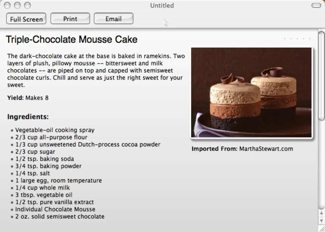 YummySoup for Mac - Organize Kitchen Recipes Easily